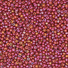 11/0 Czech Glass Seed Beads Opaque Rainbow Burgundy Wine