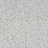11/0 Czech Glass Seed Beads Opaque Rainbow White