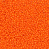 12/0 Czech Glass Seed Beads Opaque Orange
