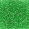 8/0 Czech Glass Seed Beads Transparent Pale Green