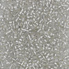 11/0 2-Cut Czech Seed Beads Silver Lined Crystal