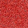 11/0 2-Cut Czech Seed Beads Opaque Dark Red