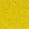 11/0 2-Cut Czech Seed Beads Opaque Dark Yellow