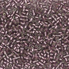 11/0 2-Cut Czech Seed Beads Silver Lined Amethyst
