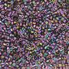 11/0 2-Cut Czech Seed Beads Metallic Rainbow Purple