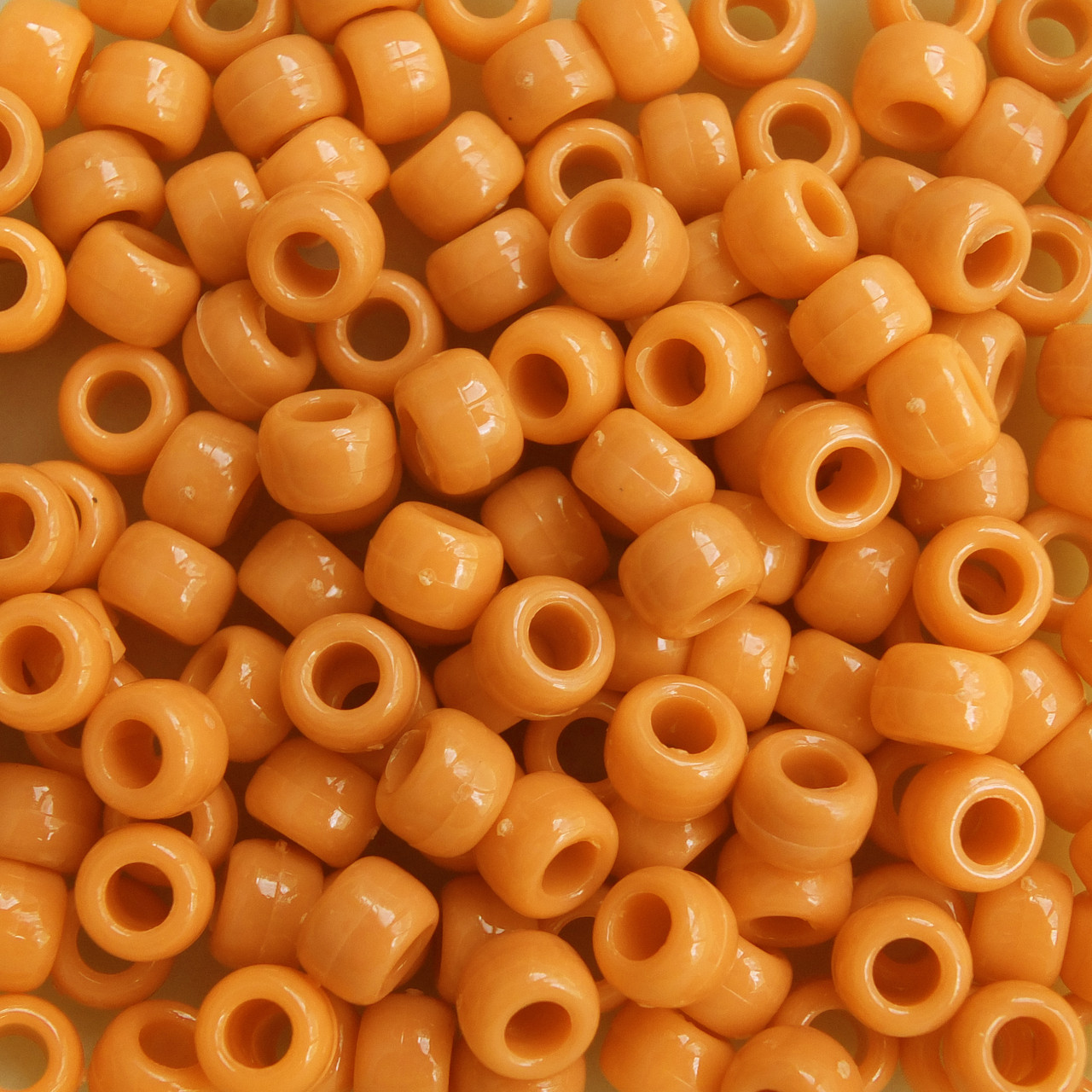 Crow Pony Bead Orange Opaque