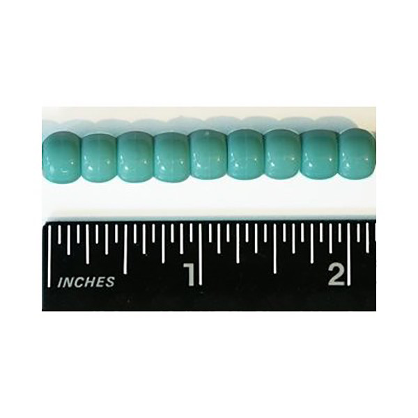 Pony Crow Beads White Ultra Nightglow 9x6mm Pack/100