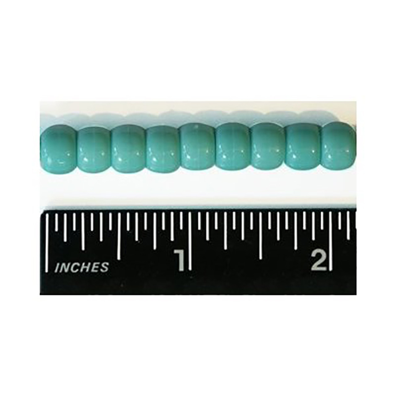 Pony Crow Beads Orange Neon 9x6mm Pack/100