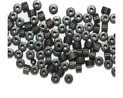 4mm Gear Pewter Metalized Plastic Beads Pk/100
