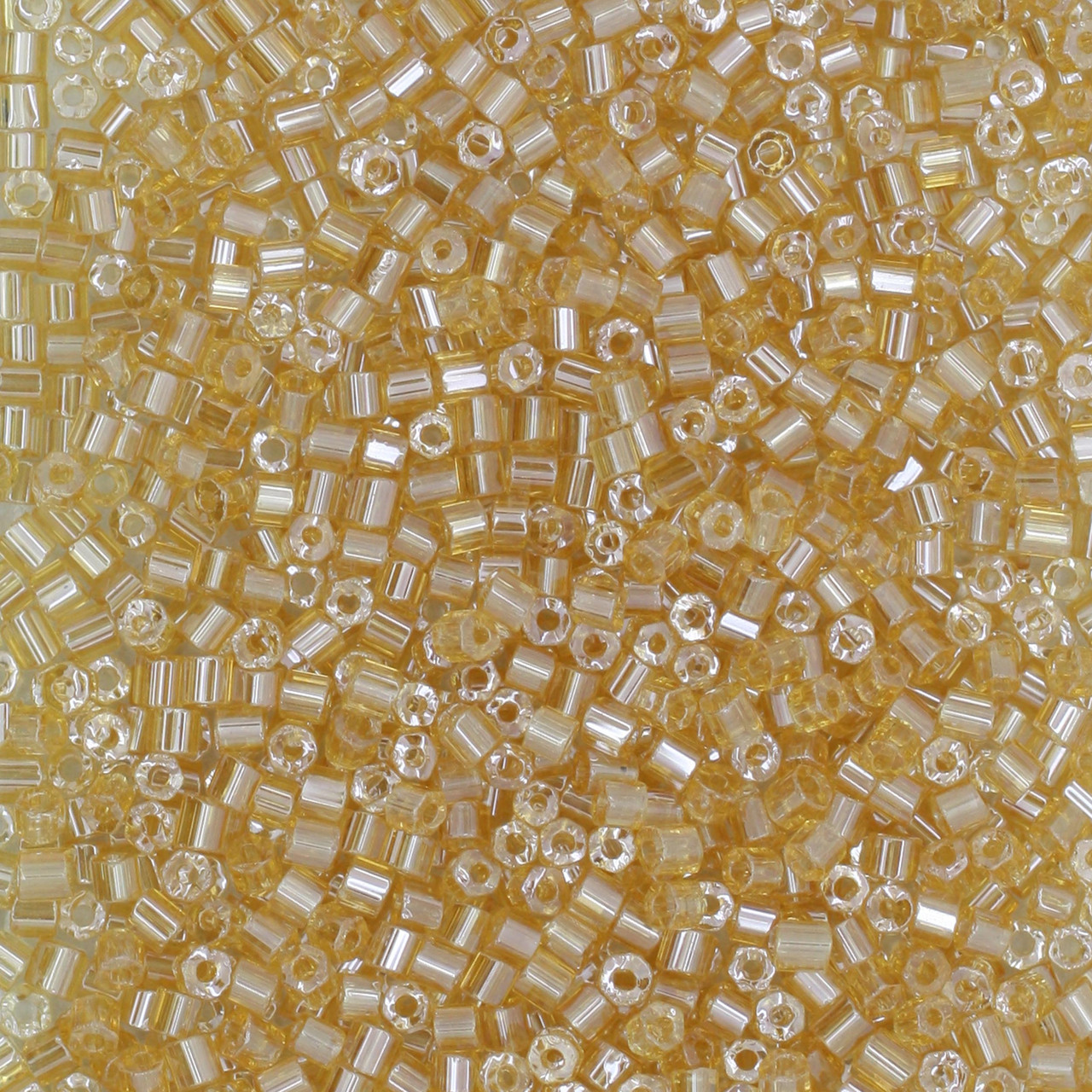 11/0 2-Cut Czech Seed Beads Luster Tan Pink