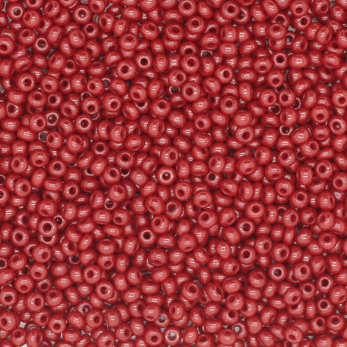 10/0 Czech Glass Seed Beads Opaque Dark Red 10/0 Czech Glass Seed Beads Opaque Dark Red