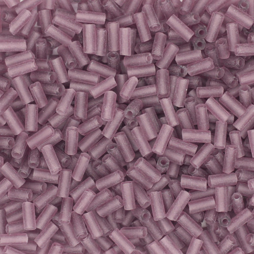 Czech Bugle Beads Size 2 Matte Light Amethyst Czech Bugle Beads Size 2 Matte Light Amethyst