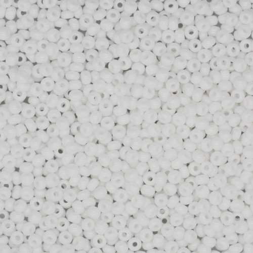 10/0 Czech Glass Seed Beads Opaque White 10/0 Czech Glass Seed Beads Opaque White