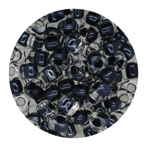 5/0 Japanese Glass Triangle Beads Silver Lined Crystal