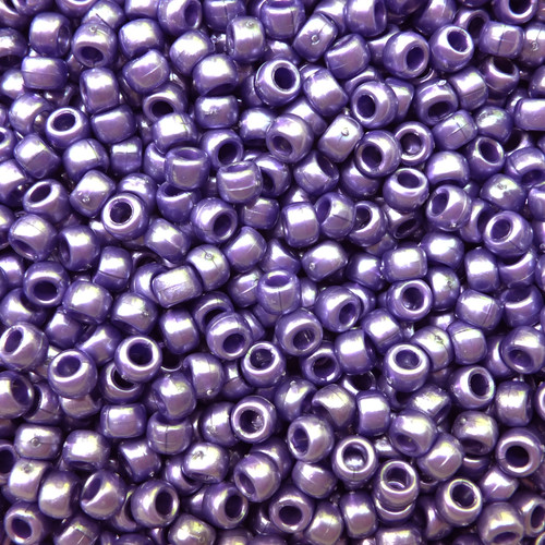 Crow Pony Bead Dark Purple Pearl Crow Pony Bead Dark Purple Pearl