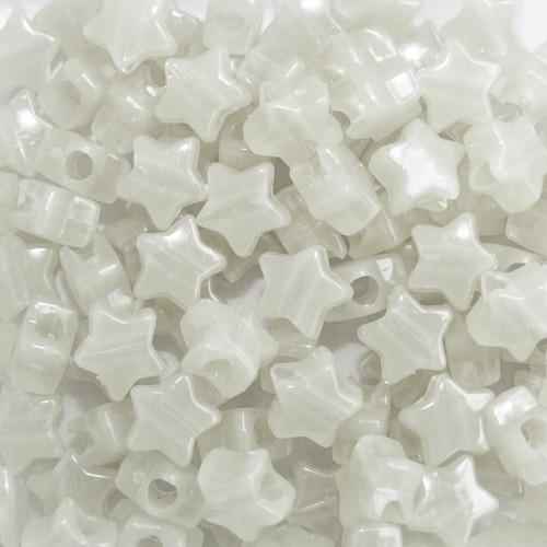 Star Pony Bead White Nightglow Star Pony Bead White Nightglow