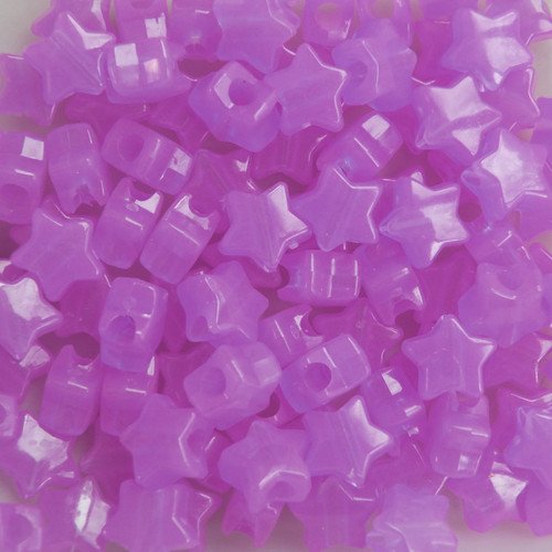 Star Pony Bead Purple Nightglow Star Pony Bead Purple Nightglow