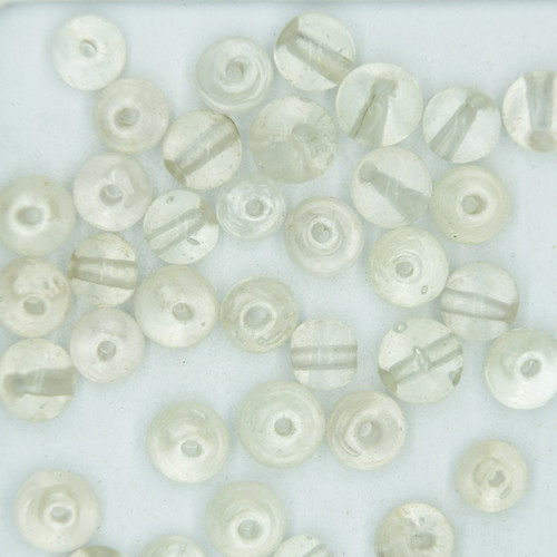 Glass Round Beads Crystal Transparent 8mm pk/30 Glass Round Beads Crystal Transparent 8mm pk/30