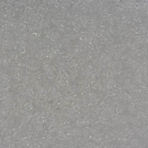 11/0 Czech Glass Seed Beads Transparent Crystal