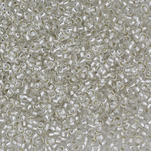 11/0 Czech Glass Seed Beads Silver Lined Crystal 11/0 Czech Glass Seed Beads Silver Lined Crystal