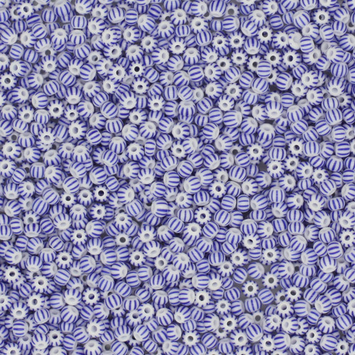 11/0 Czech Glass Seed Beads Opaque Blue/White 11/0 Czech Glass Seed Beads Opaque Blue/White