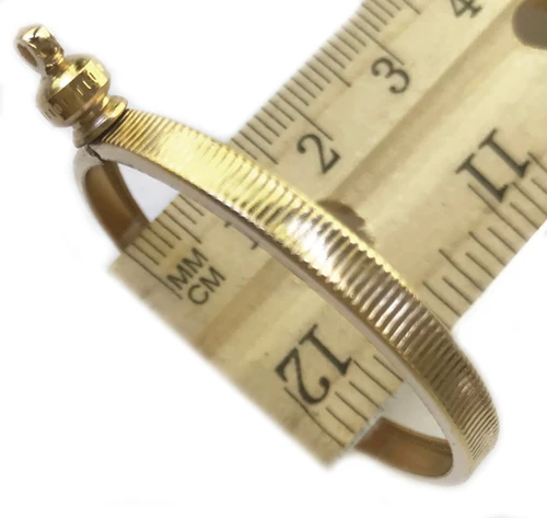 Coin Holder Bezel for USA Eisenhower Dollar 38mm Goldtone Pack of 100