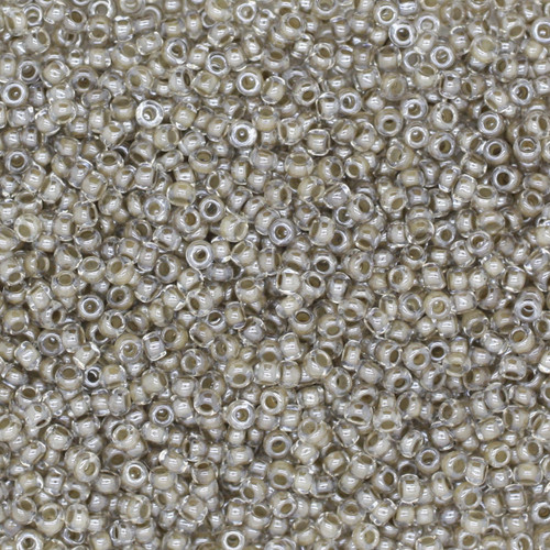11/0 Czech Glass Seed Beads Lined Tan
