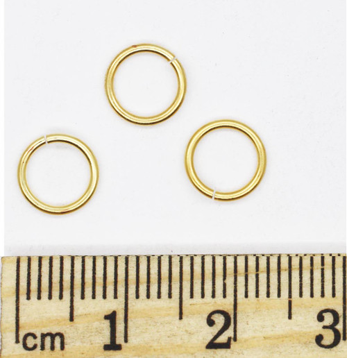 Jump Rings Gold for Coin Holders etc