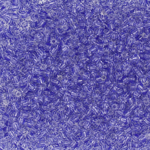 11/0 Czech Glass Seed Beads Transparent Clear Blue Pinstripe 11/0 Czech Glass Seed Beads Transparent Clear Blue Pinstripe