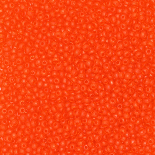 12/0 Czech Glass Seed Beads Transparent Orange 12/0 Czech Glass Seed Beads Transparent Orange