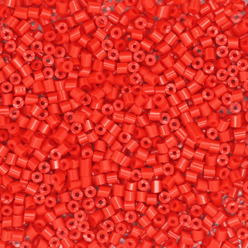 11/0 2-Cut Czech Seed Beads Opaque Red