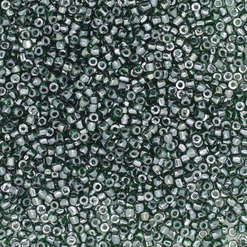 12/0 3-Cut Czech Glass Seed Beads Luster Emerald Green 12/0 3-Cut Czech Glass Seed Beads Luster Emerald Green
