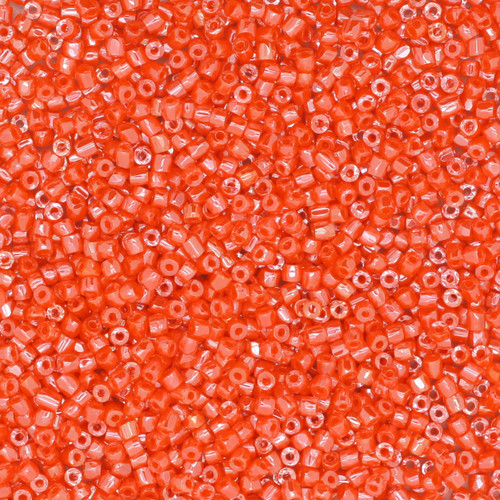 12/0 3-Cut Czech Glass Seed Beads Luster Orange 12/0 3-Cut Czech Glass Seed Beads Luster Orange