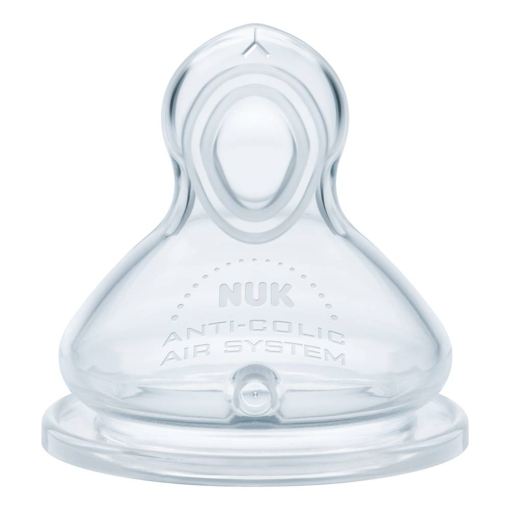 NUK First Choice+ Flow Control Silicone Teat Bottles Teats Nuk