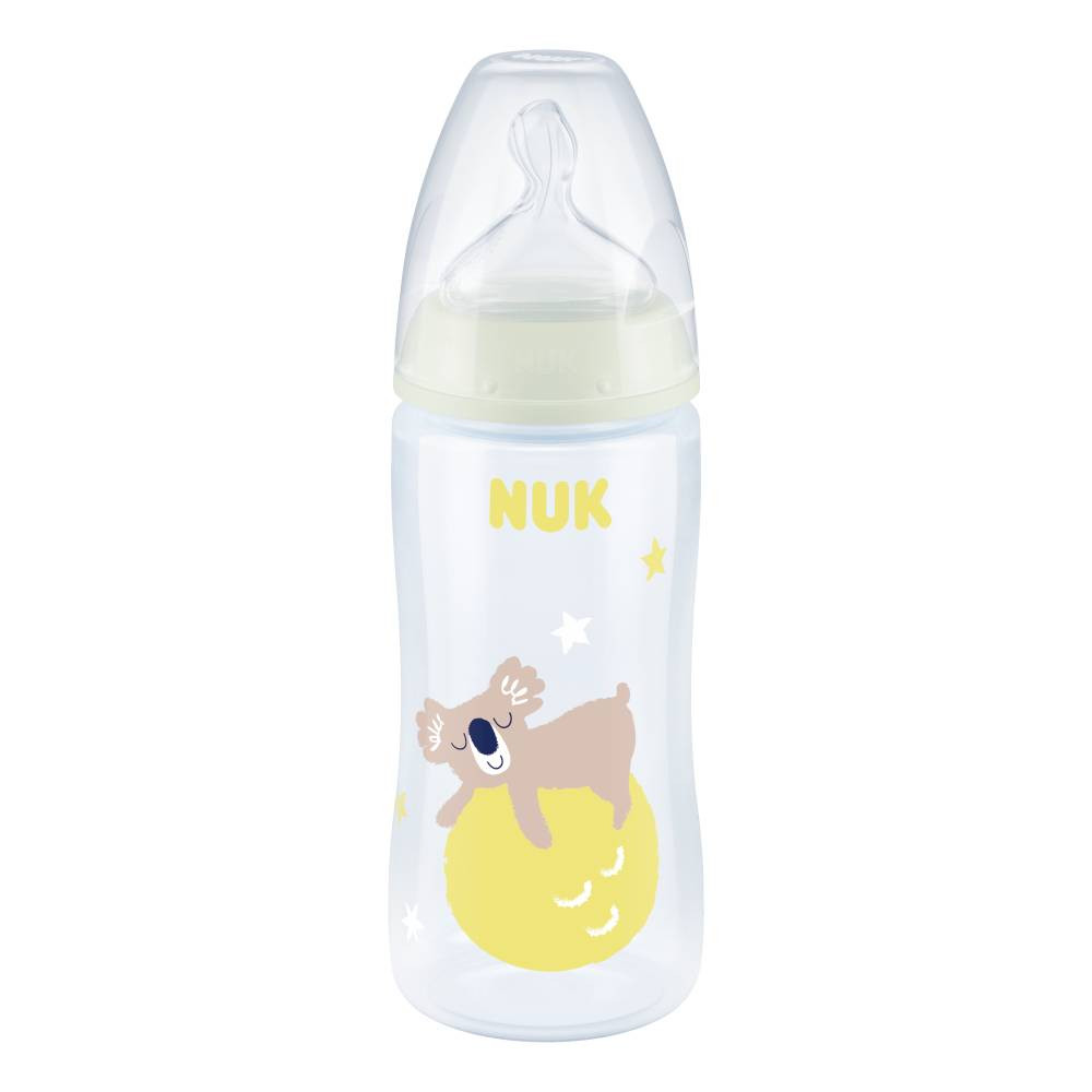 NUK First Choice Plus Night Baby Bottle with Temperature Control