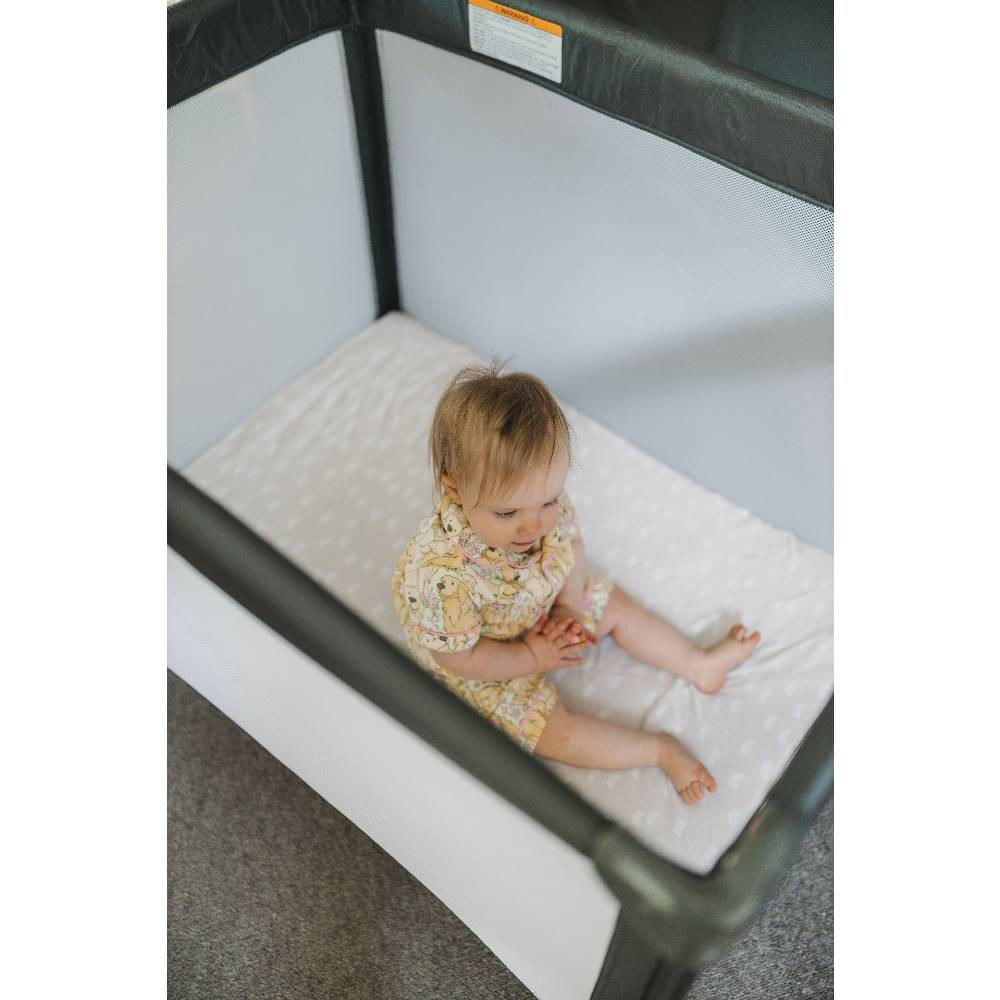 Quest Solo Portacot Grey Out About The Sleep Store