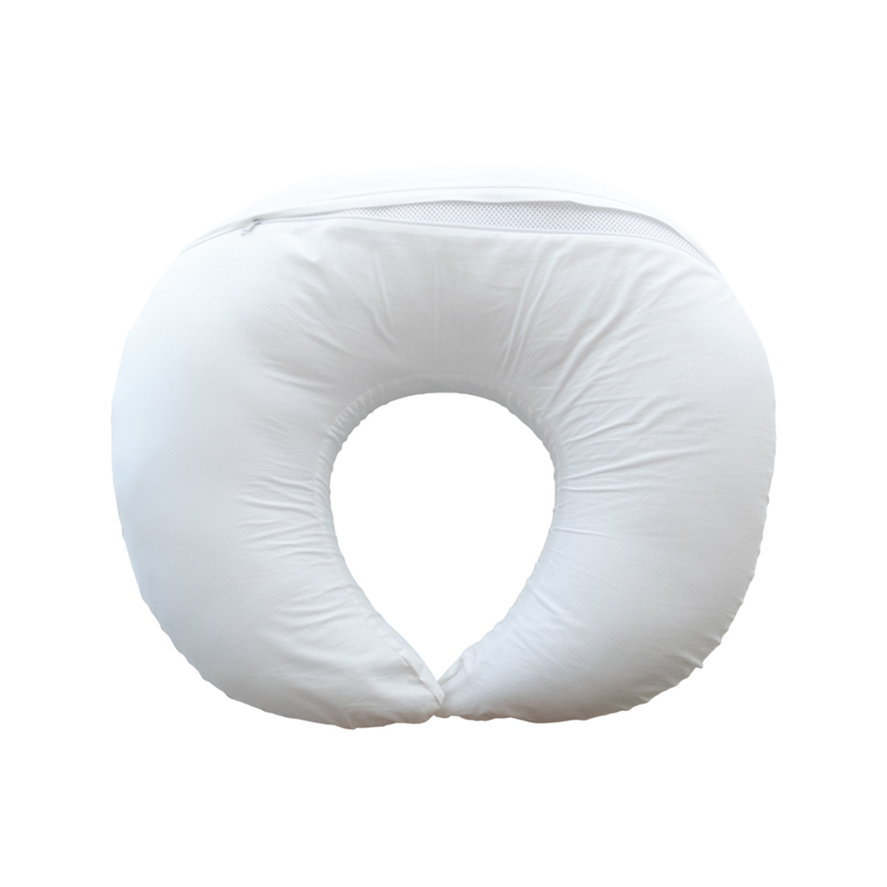 Cover for Feeding Pillow - white light solid, Nursery