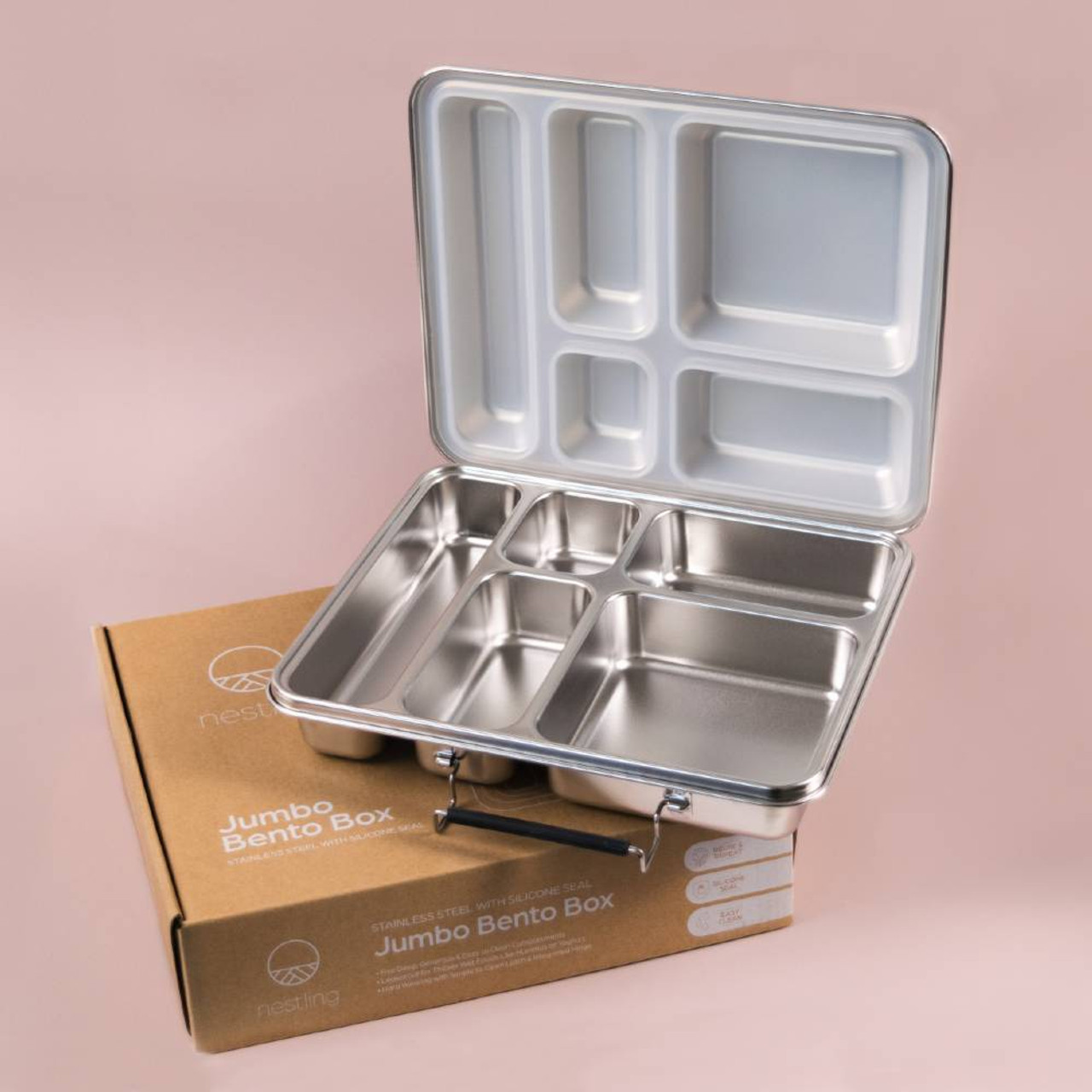 Nestling Stainless Steel Bento Box