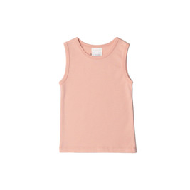 Baby Basics Organic Cotton Kids Singlet - Pink