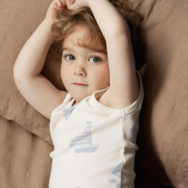 Nature Baby Organic Cotton Singlet Pyjama Set