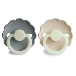 FRIGG Daisy Latex Night Pacifier 2pk