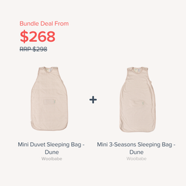 Bundle - Woolbabe Mini Sleeping Bag Bundle