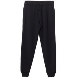 A clearcut image of The Sleep Store Merino Tencel Fleece Adult Joggers in Black.