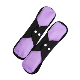 Purple Reusable Postpartum Ice Packs in black cover
