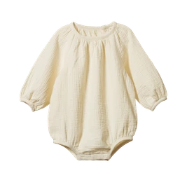 Nature Baby Cotton Muslin Meadow Bodysuit