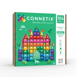 Connetix Bright Creative Pack - 104 piece