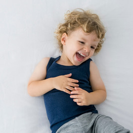 The Sleep Store Deluxe Merino Rib Kids Singlet