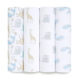 Aden + Anais Essentials Muslin Swaddles 4pk