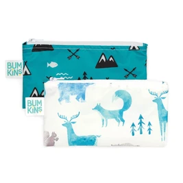 Bumkins Small Snack Bag 2pk - Discontinued Designs