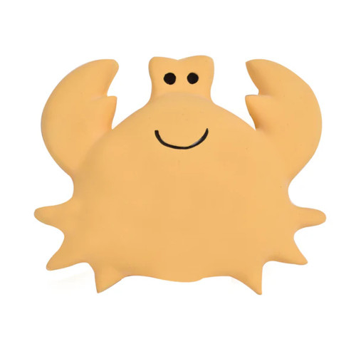 Tikiri Natural Rubber Rattle & Bath Toy - Crab